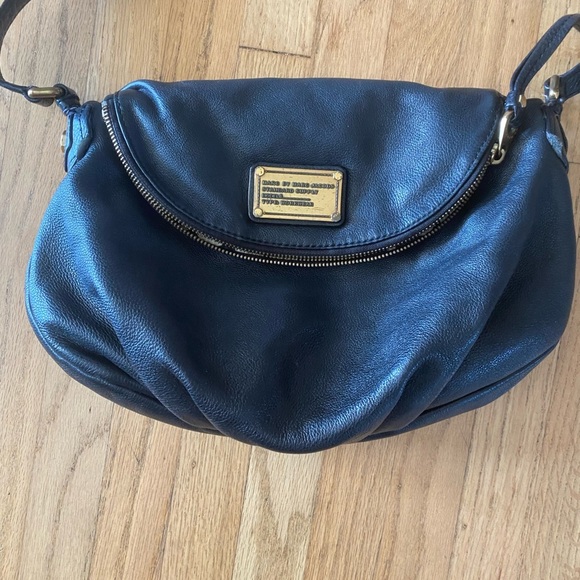 Marc Jacobs Black Pebbled Leather Crossbody Bag Workwear Classic Q Natas… - Picture 3 of 7